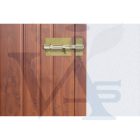 Tolózár 100mm BAJONETT Lakatolható SPANYOL N°844  /100x  64mm AMIG Mod.454 SÁRGARÉZ bevonat