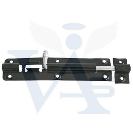   Tolózár 150mm BAJONETT Fekete - IMPORT keskeny talplemezzel 