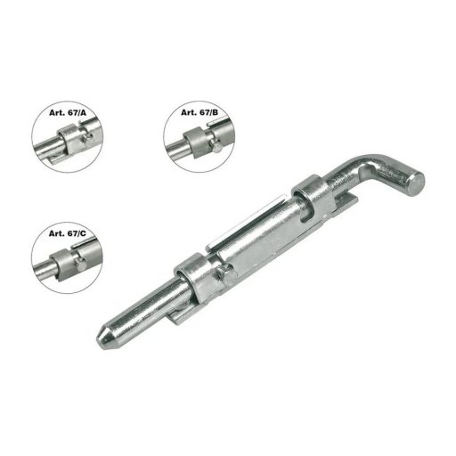 Tolózár 230mm BAJONETT-Kapu-IBFM  - N°67/a (kapu tolózár ERŐS)