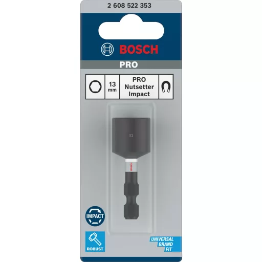 BOSCH gépi bit-fej 13,0x  50mm MÁGNESES Hatszög IMPACT CONTROL (nagy teljesítményű ütvecsavarozóhoz)