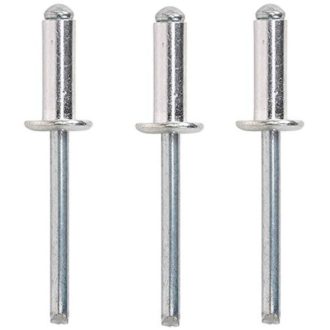 Húzószegecs SST 6,4x10 Acél-Acél-nyitott  - IMPORT