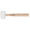 TRUPER gumi kalapács 48mm 453gr MH-16 (fehér, lakkozott FA-nyél)