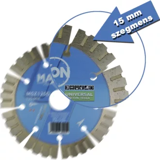   DIATECH gyémánt vágótárcsa MAXON Deluxe 125x22,2x  7,0mm SZEGMENSES (Főleg grelapok, kerámia, csempe vágásához)