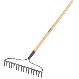   TRUPER gereblye, FA-nyelezett - 16-fog / 350mm széles (1520mm-FA nyéllel)