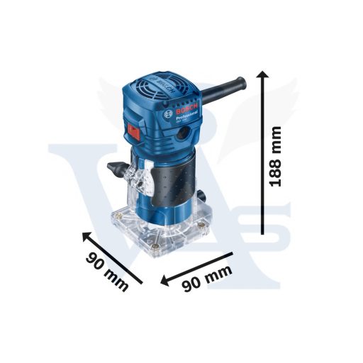 BOSCH hálózati élmaró GKF-550 - 550W (Befogópatron 6 mm)