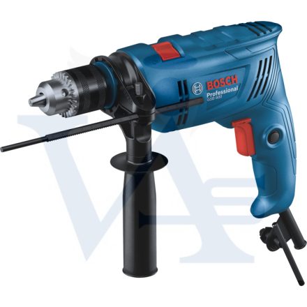 BOSCH hálózati Ütvefúrógép GSB-600 - 600W, Tokmánykulcs, mélységütköző (48.000 ütés/perc)