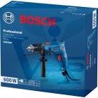 BOSCH hálózati Ütvefúrógép GSB-600 - 600W, Tokmánykulcs, mélységütköző (48.000 ütés/perc)