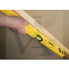 STANLEY vízmérték   400mm ALU-2-LIBELLA - CLASSIC BOX (növelt méretű libella, 0,5mm/m pontosság, ütéscsillapító végek)