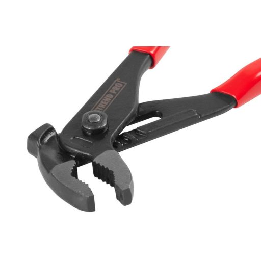 Vízpumpafogó 250mm  STR-PRO  -  kalapács funkciós fejjel és plasztik nyéllel