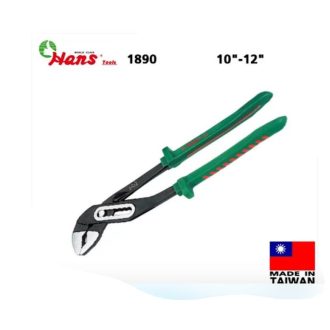 Vízpumpafogó 300mm ZÖLD PLASZTIK-NYÉL  - HANS N°1890-12