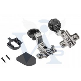   Vitrin üvegajtópánt Fekete borítással - RÁZÁRÓDÓ (26mm)