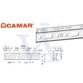 CAMAR függesztő sín - 2000mm
