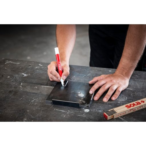 SOLA jelölő Filc PMR - 1,5-3,0mm hegy (alkoholos) PIROS