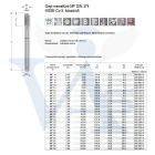 RUKO menetfúró GÉPI FINOM EH M-10,0x1,25 HssE-Co5 - EGYENES HORNYÚ, Cobalt 5% (DIN374-Form-B)