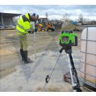 GREEN LINER lézeres-szintező Rotációs - 360D-R önbeálló (PIROS lézer+koffer+állvány+távirányító, vevőegység...stb)