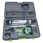 GREEN LINER lézeres-szintező Rotációs - 360D-R önbeálló (PIROS lézer+koffer+állvány+távirányító, vevőegység...stb)