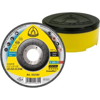   Vágókorong 125x0.80mm KLINGSPOR Kronenflex - Special, INOX, A980TZ (domború)