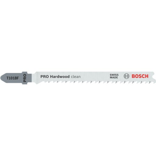 BOSCH szúrófűrészlap T101BF - Szénacél, köszörült hátszög és fogazás, Puhafa 3-30 mm, ( L100mm/TS2,7)