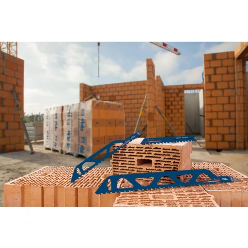 BOSCH orrfűrészlap téglához S1243HM - 300/250mm x 12,7mm / 215mm vastagságig (tégla, cementkötésű forgácslap, gázbeton)