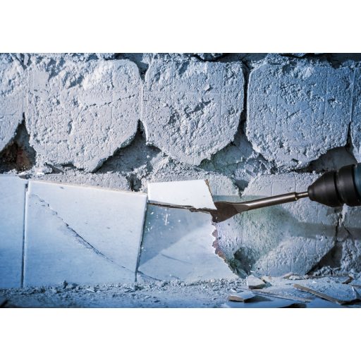 BOSCH SDS plus lapos-csempevéső 260x40mm ÖNÉLEZŐ, Hajlított, 30%-kal jobb anyageltávolítási képesség