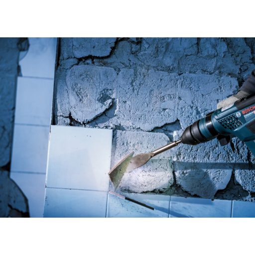 BOSCH SDS plus lapos-csempevéső 260x40mm ÖNÉLEZŐ, Hajlított, 30%-kal jobb anyageltávolítási képesség