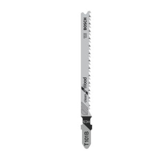   BOSCH szúrófűrészlap T101B - Szénacél, köszörült hátszög és fogazás, Puhafa 3-30 mm, ( L100mm/TS2,7)