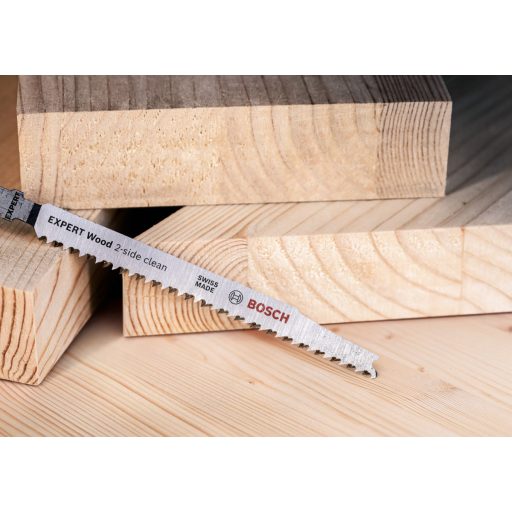 BOSCH szúrófűrészlap T308B - Szénacél, köszörült hátszőg és fogazás, Puhafa 5-50 mm, ( L117mm/TS2,2)