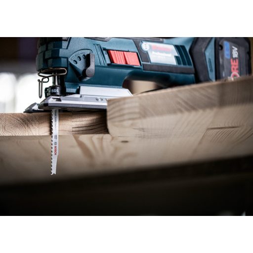 BOSCH szúrófűrészlap T308B - Szénacél, köszörült hátszőg és fogazás, Puhafa 5-50 mm, ( L117mm/TS2,2)