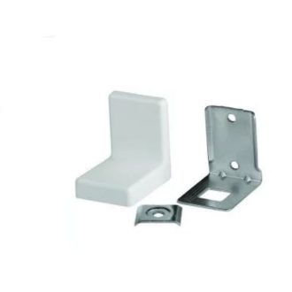 Bútorakasztó   40mm hajlított IKEA  - Fehér 35x50mm