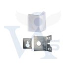 Bútorakasztó   40mm hajlított IKEA  - Fehér 35x50mm