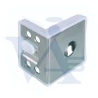 Bútorakasztó   40mm hajlított IKEA  - Fehér 35x50mm