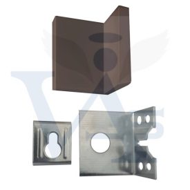   Bútorakasztó   40mm hajlított IKEA  - Sötét Barna 40x40mm