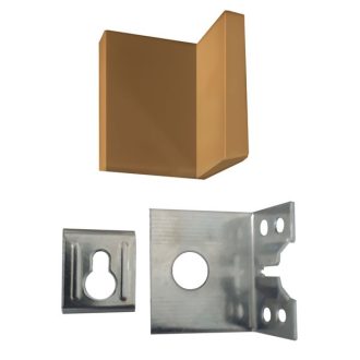   Bútorakasztó   40mm hajlított IKEA  - Világos Barna 40x40mm