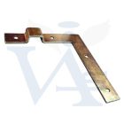 Bútorakasztó   75x12mm hajlított BALOS  - HORGANYZOTT