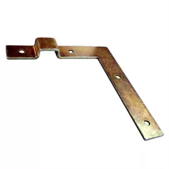 Bútorakasztó   75x12mm hajlított BALOS  - HORGANYZOTT