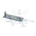 Bútortolózár   60mm N°141 Horganyzott
