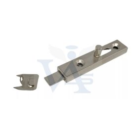 Bútortolózár   70mm egyenes NIKKEL  - TB9607