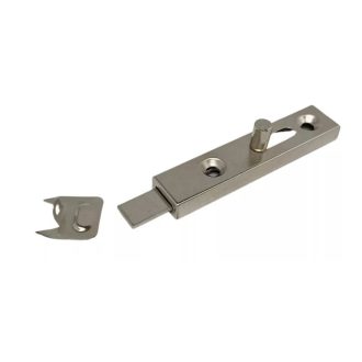 Bútortolózár   70mm egyenes NIKKEL  - TB9607