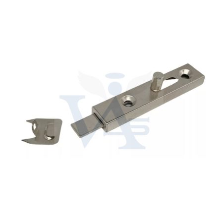 Bútortolózár   70mm egyenes NIKKEL  - TB9607