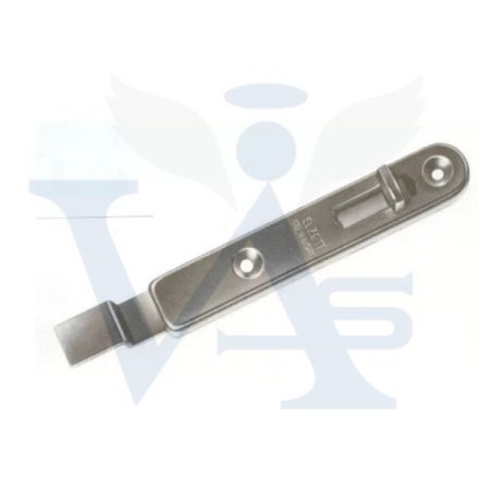 Bútortolózár   70mm hajlított NIKKEL  - TB9607E