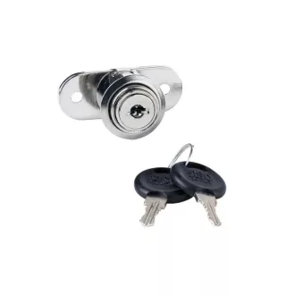   Bútorzár benyomós tolóajtóhoz SISO1003  - N°14.03.030   (d=19x23mm)
