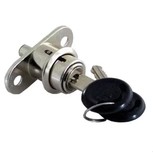 Bútorzár benyomós tolóajtóhoz SISO1003  - N°14.03.030   (d=19x23mm)