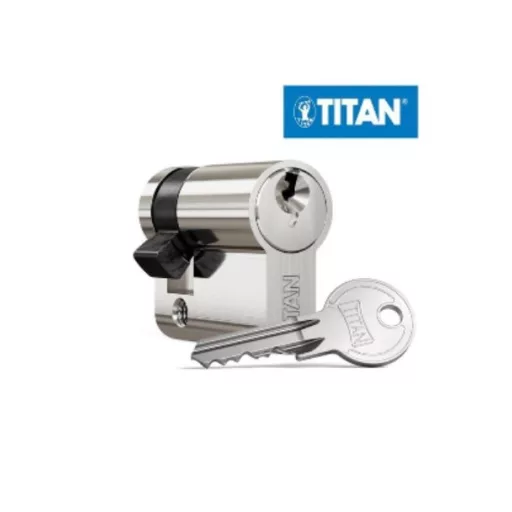Cilinder zárbetét 3-kulcs K-1   30x10 TITAN  - FOGAZOTT FZB FÉLBETÉT