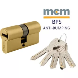 Cilinder zárbetét 5-kulcs BPS 40x40 MCM - LAPONMART (réz)