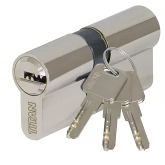 Cilinder zárbetét 5-kulcs K-5   40x40 TITAN  - LAPONMART