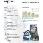 Cilinder zárbetét 5-kulcs X-11 30x30 ELZETT  - KABA N°961/X-11 LAPONMART