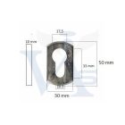 Cillinder-pajzs hegeszthető 50x30x10  - NATÚR DIN961