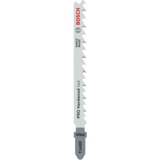   BOSCH szúrófűrészlap T144DF - Szénacél, tágított-köszörült fogazású, Keményfa 5-50 mm, ( L100mm/TS4-5,2)