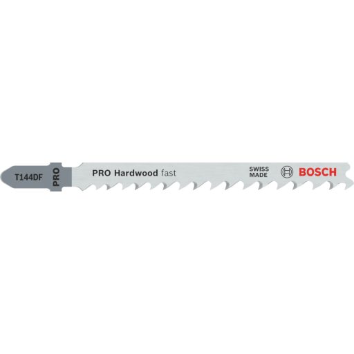 BOSCH szúrófűrészlap T144DF - Szénacél, tágított-köszörült fogazású, Keményfa 5-50 mm, ( L100mm/TS4-5,2)