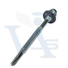 Lemezcsavar 5,5x100 HTL. Szendvicspanel  - ÖNFÚRÓ HATL. 6,3/5,5x100 EPDM  Nagy- fúrásteljesítményű 